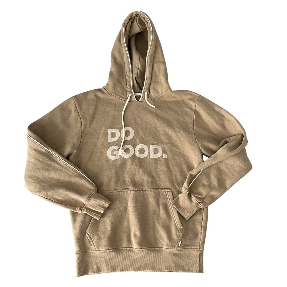 Cotopaxi Men's Do Good Organic Pullover Hoodie‎ Desert Tan | Size Small
